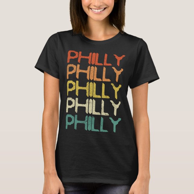 Camiseta Philly Vintage Retro  7 (Frente)