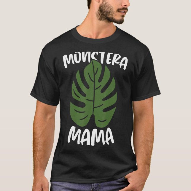 Camiseta Philodendron Monstera Deliciosa Swiss Cheese House (Frente)