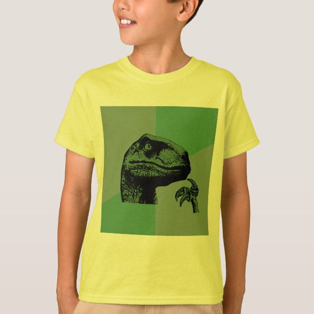 Camiseta Philosoraptor vazio (Frente)