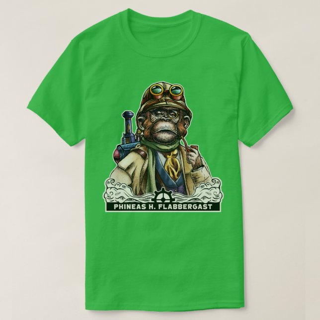 Camiseta Phineas H Flabbergast (Frente do Design)