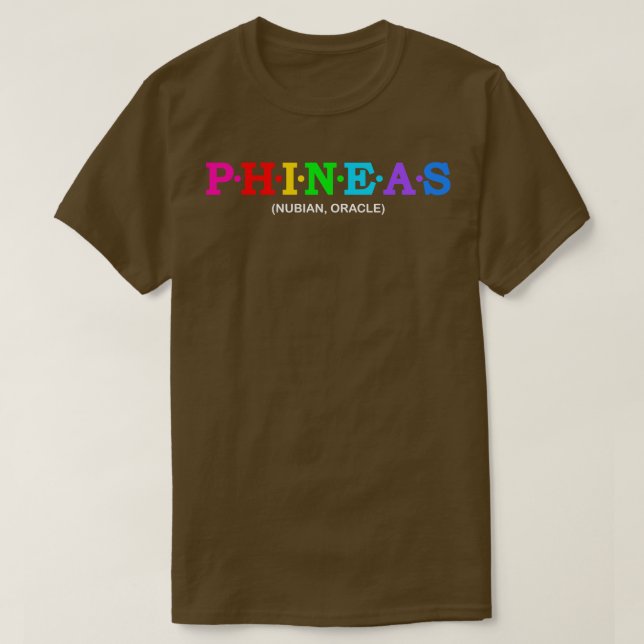 Camiseta Phineas Nubian Oracle (Frente do Design)