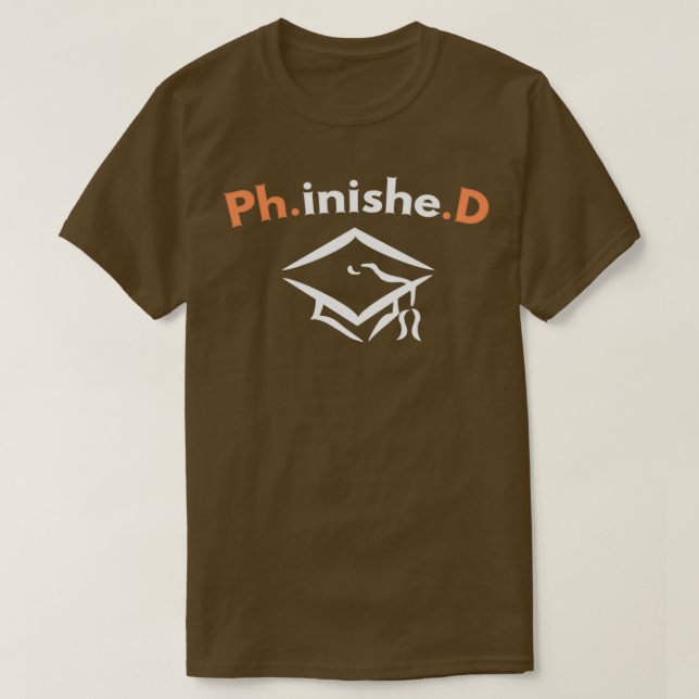 Camiseta Phinished PhD 4 (Frente do Design)