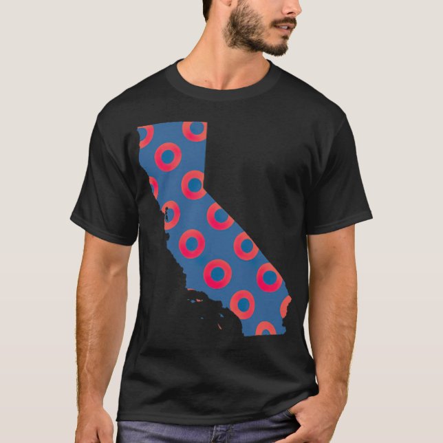 Camiseta Phish Fan Rosquinha do navio pirata da Califórnia (Frente)