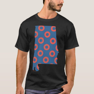 Camiseta Phish Fishman Donut Alabama Fã de Roupas e Acessór
