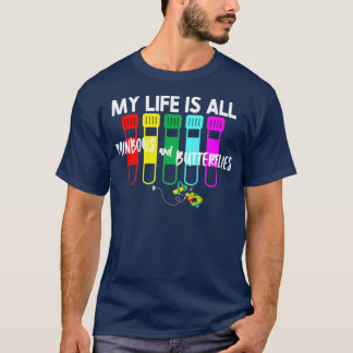 Camiseta Phlebotomist Engraçado Phlebotomy Rainbows e Butte