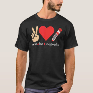 Camiseta Phlebotomist Phlebotomista de Sangue de Venipuntur