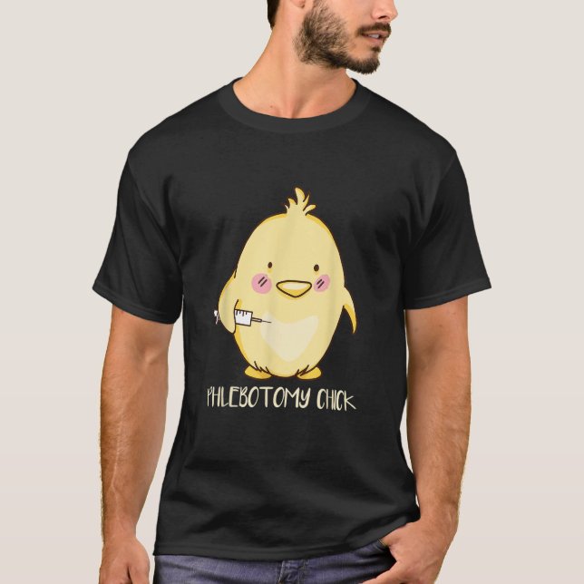 Camiseta Phlebotomist Phlebotomy Chick (Frente)