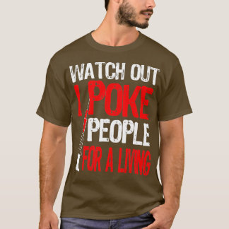 Camiseta Phlebotomist Phlebotomy Funny Poke Enfermeira Sang