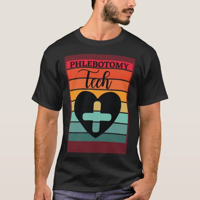 Camiseta Phlebotomist Phlebotomy Tech Technicia (Frente)