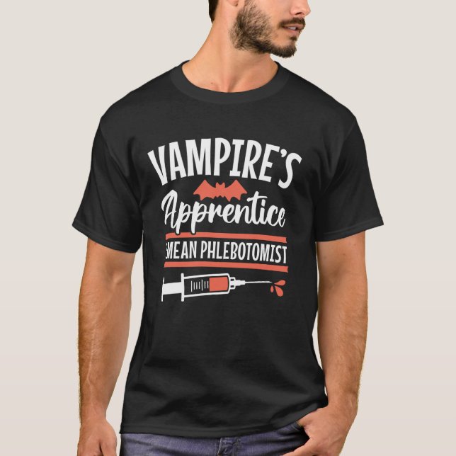 Camiseta Phlebotomist Phlebotomy Technician Tech Nurse Funn (Frente)