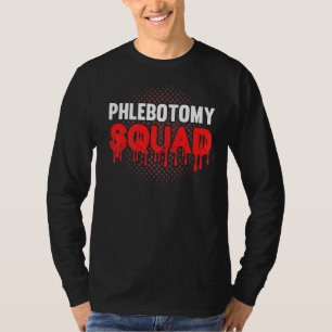 Camiseta Phlebotomist Technician Lpn Rn Nurse Phlebotomy Sq