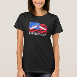 Camiseta Phlebotomist Usa Phlebotomy Syinge Nurse Hospital