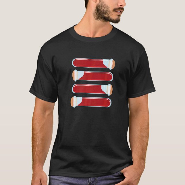 Camiseta Phlebotomist Vacutainer Phlebotomy Seringa Médica (Frente)