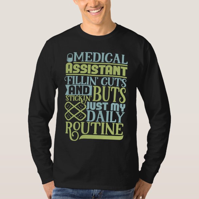 Camiseta Phlebotomy lab technician medical assistant & Phle (Frente)