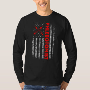 Camiseta Phlebotomy Technician Phlebotomist Enfermeira Usa 
