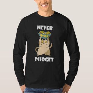 Camiseta Pho Bowl Nunca Pho Cat Comida Asiática Pho Vietnam