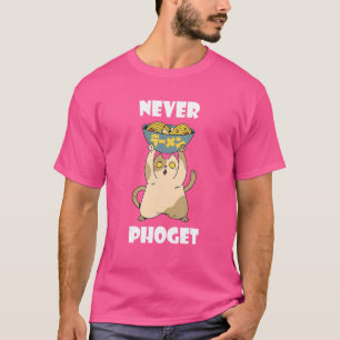 Camiseta Pho Bowl Nunca Pho Cat Comida Asiática Pho Vietnam