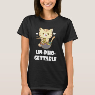 Camiseta Pho Cat Sopa de Macarrão Vietnamita Inesquecível