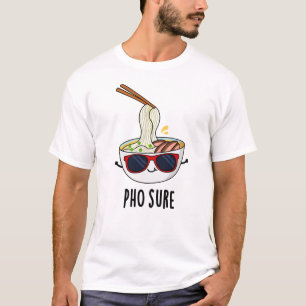Camiseta Pho Claro Engraçado Pho Soup Noodle Pun
