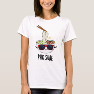 Camiseta Pho Claro Engraçado Pho Soup Noodle Pun