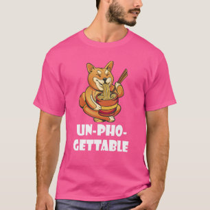 Camiseta Pho Fox Pho Bowl Comida vietnamita Pho Noodle Sopa