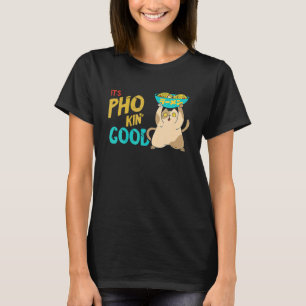 Camiseta Pho Good Cat Pho Bowl Pho Noodle Sopa Asiática Pho