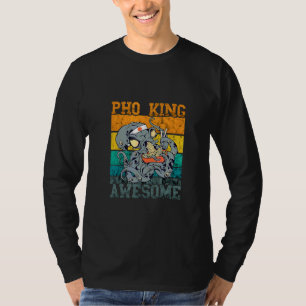 Camiseta Pho Incrível de polvo Sopa Pho Tigela Macarrão Asi