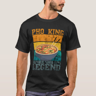Camiseta Pho King Legend Vintage Retro Ramen Noodle Asian F