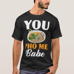 Camiseta Pho Me Babe Chopsticks Noodles Vietnamitas Ásia