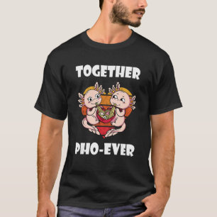 Camiseta Pho Melhor Amigo Retrô Axolotl Pho Bowl Vietnã