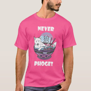 Camiseta Pho Never Inu Shiba Pho Bowl Sopa Vietnamita Pho S