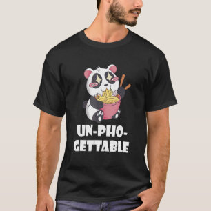 Camiseta Pho Panda Inesquecível Noodle S Vietnamita Asiátic