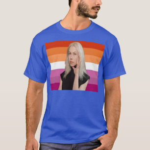 Camiseta Phoebe Bridgers Bandeira do Orgulho Lésbico