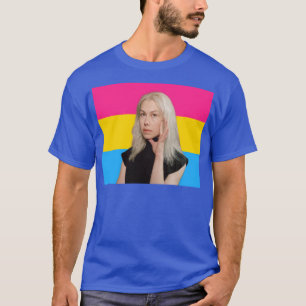 Camiseta Phoebe Bridgers Bandeira do Orgulho Panssexual