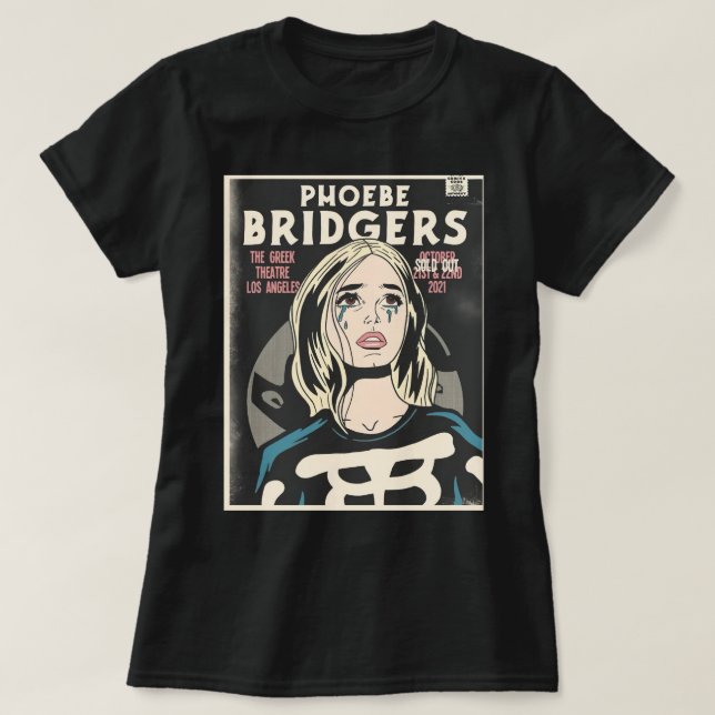 Camiseta Phoebe Bridgers mostra Classic (Frente do Design)