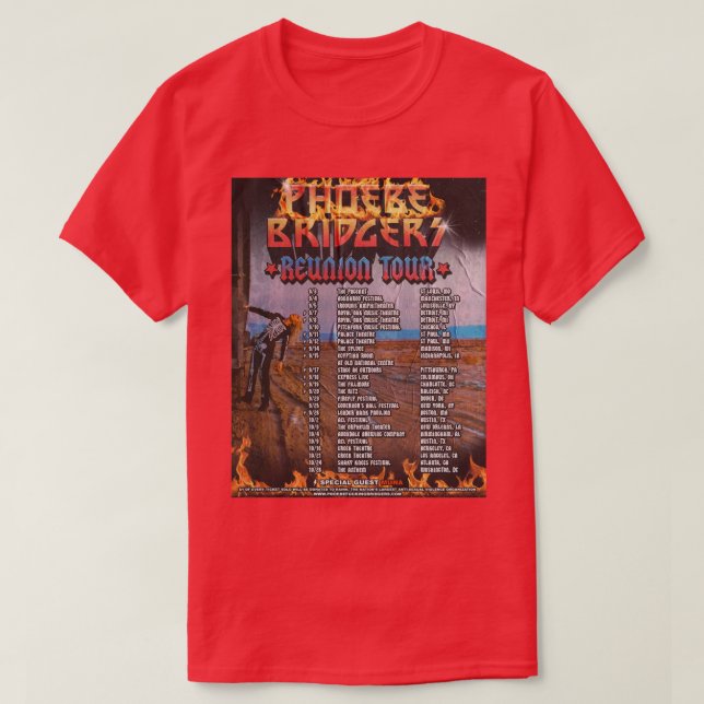 Camiseta Phoebe Reunion Tou (Frente do Design)