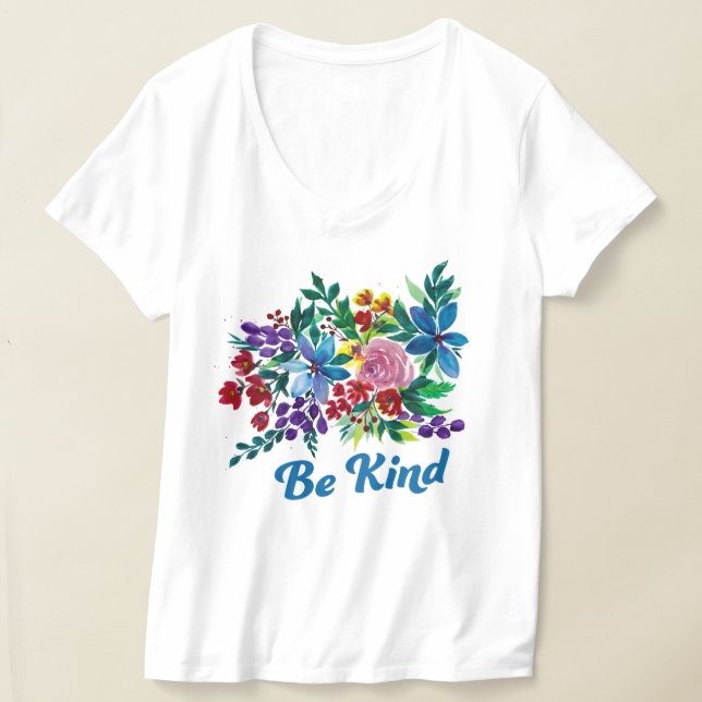 Camiseta Phoebe SEJA GENTIL Floral  (Postura )