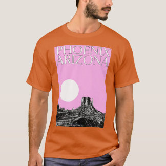 Camiseta Phoenix Artizona City Viagem Tipografia