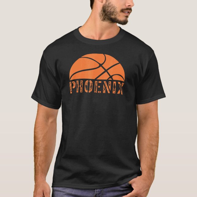 Camiseta Phoenix Basball Retro Sunset Basball (Frente)