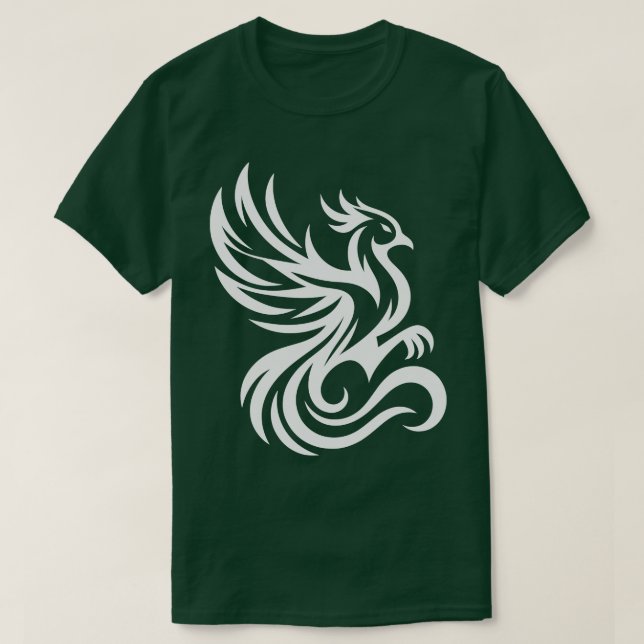 Camiseta Phoenix Bird White (Frente do Design)