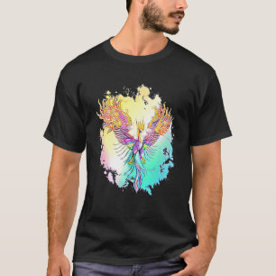 Camiseta Phoenix Do Ph Do Pássaro De Fogo Mítico Ashes