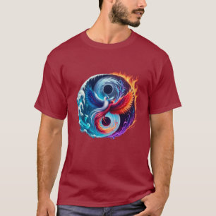 Camiseta Phoenix & Dragon Yin Yang