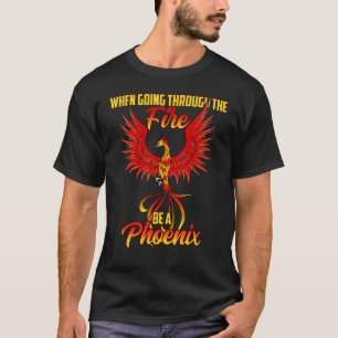 Camiseta Phoenix Fire Bird Mythology Reborn Inspiração Mo