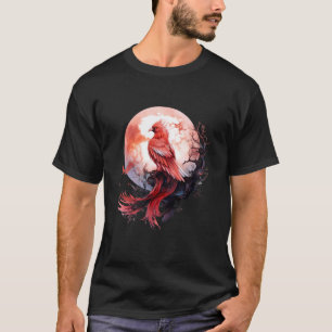 Camiseta Phoenix Fire Phoenix Bird Moon Sakura Tree Mythica