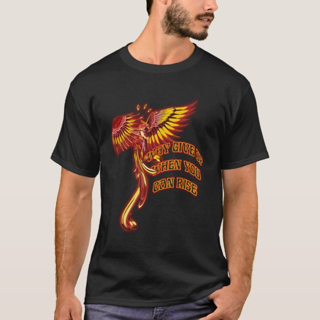 Camiseta Phoenix Firebird Mítico Por Que Desistir Quando Vo (Frente)