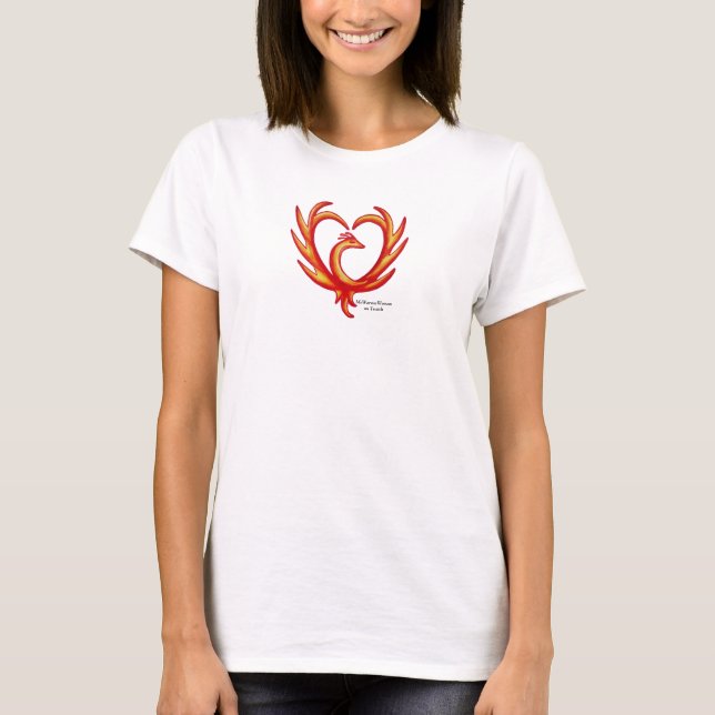 Camiseta Phoenix Heart, MeWarriorWoman no Twitch (Frente)