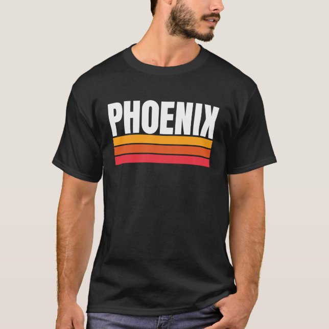 Camiseta Phoenix Purple Orange Retro Strike Legal Hometown (Frente)