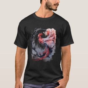 Camiseta Phoenix Reborn Rejuvenesce Foto do Pássaro Phoenix