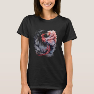 Camiseta Phoenix Reborn Rejuvenesce Foto do Pássaro Phoenix