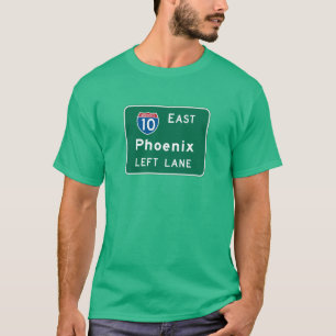 Camiseta Phoenix, sinal de estrada de AZ